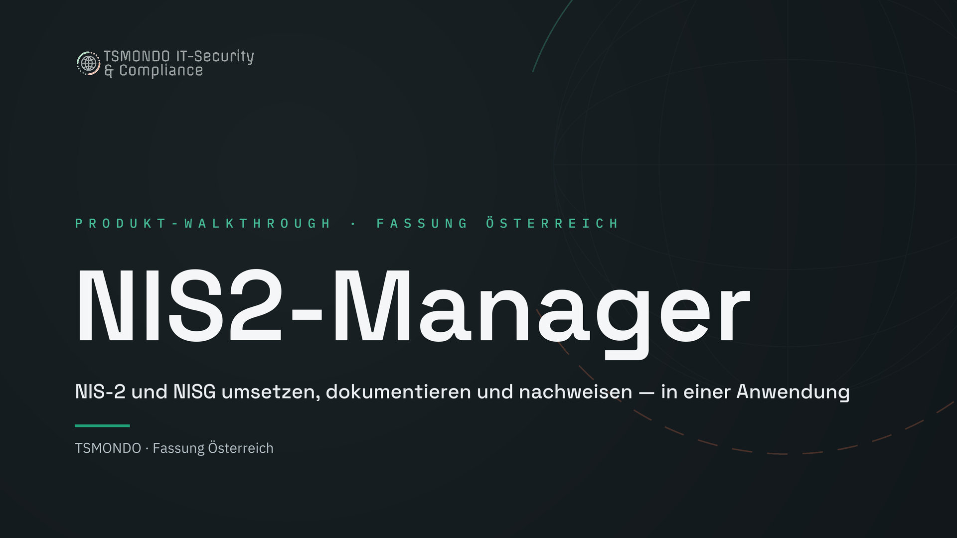Folie 1 von 22: NIS2-Manager